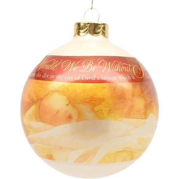 DaySpring Baby Jesus Where Would We Be Without Jesus Christmas Tree Ornament - Picture 1 of 10